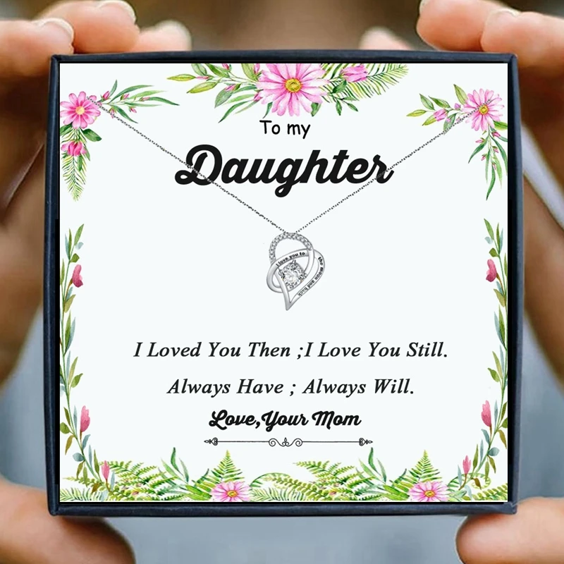 Женское ожерелье с подвеской в виде сердца кристаллами|Ожерелья подвеской| |