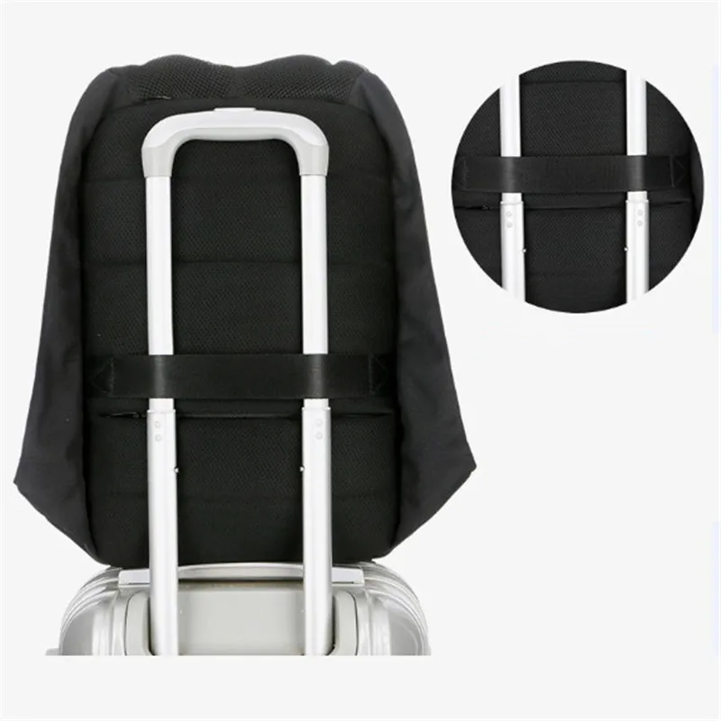 

New USB Charge Anti Theft nylon Casual Backpack Men Backpacks Fashion Travel School Bags Bagpack hologram for sale