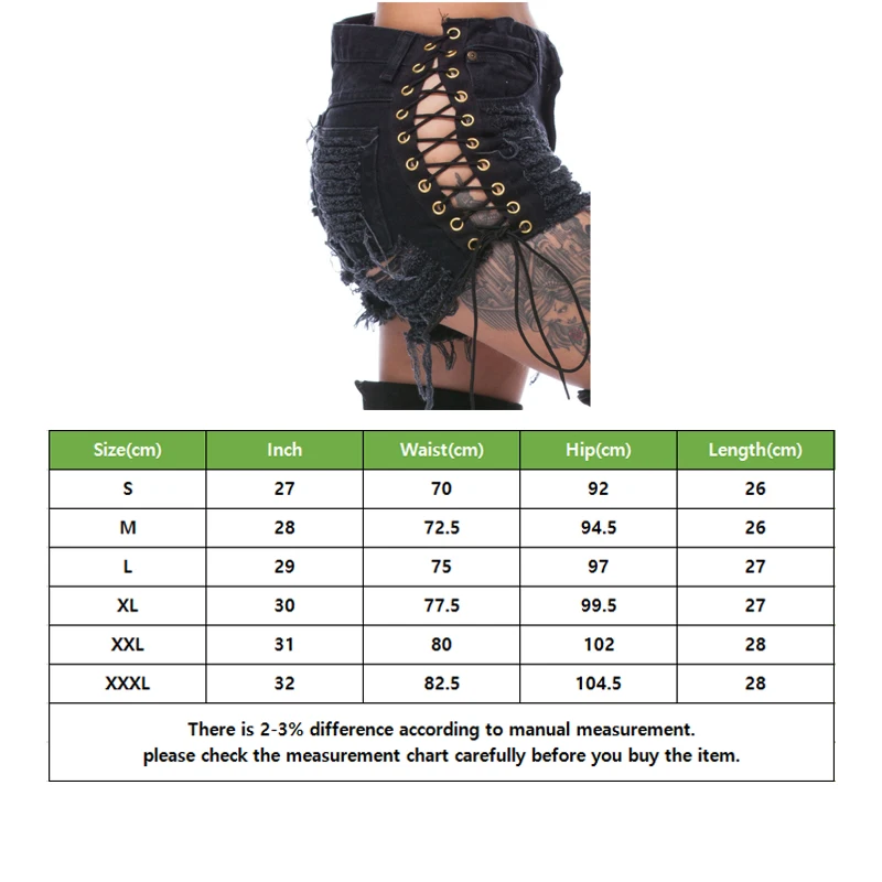 Пикантные шорты IEMUH летние женские джинсовые со средней посадкой рваные короткие