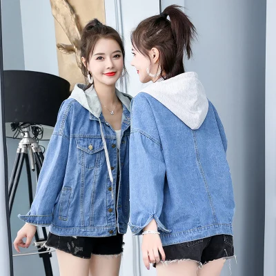 Женская ВИНТАЖНАЯ ДЖИНСОВАЯ КУРТКА ZQLZ размера плюс 4XL новинка 2020 Повседневная Свободная джинсовая куртка с