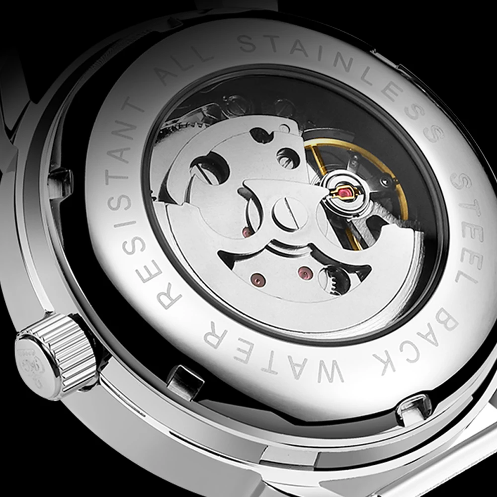 Новые модные автоматические спортивные мужские часы лучшие брендовые роскошные