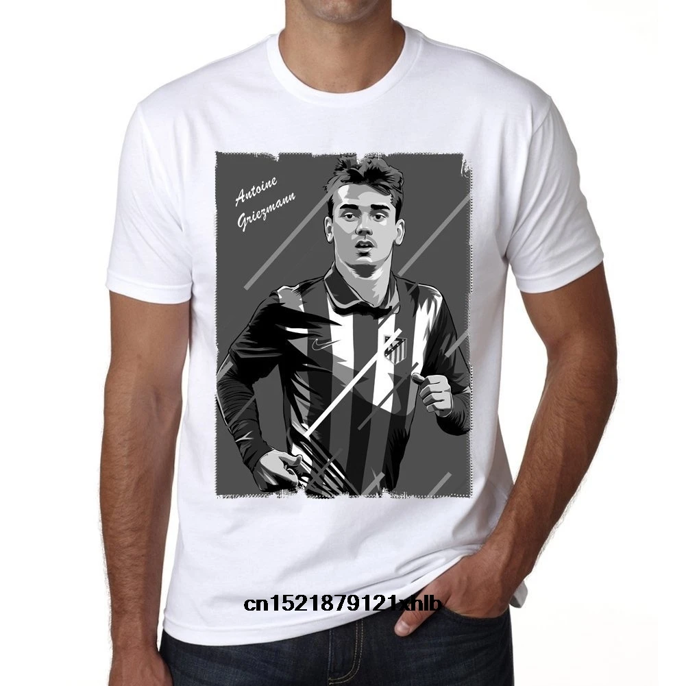 Мужская футболка Антуан Гризманн Повседневная звездная звезда один в городе
