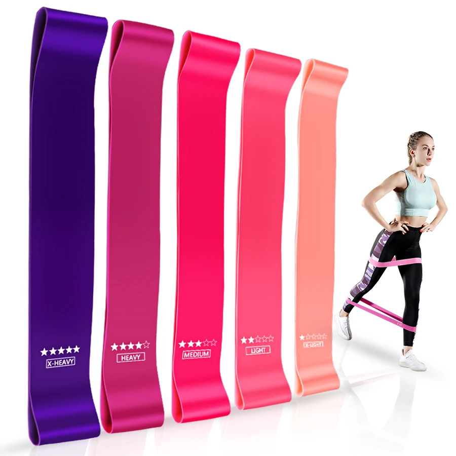 

Yoga Crossfit Resistance Bands 5 Level Rubber Training Pull Rope For Sports Pilates Expander Fitness Gum Gym Workout Equipment