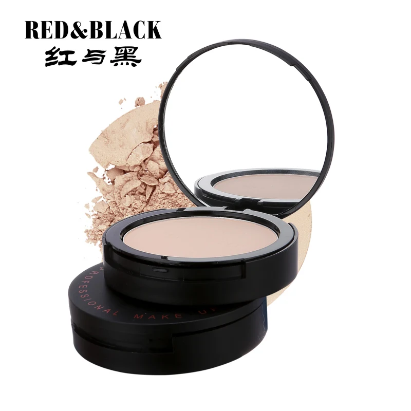 

Red&Black Face Powder Wet Dry New Profession Powder Whitening Long Lasting Concealer Face Contour Matte Minerals makeup powder