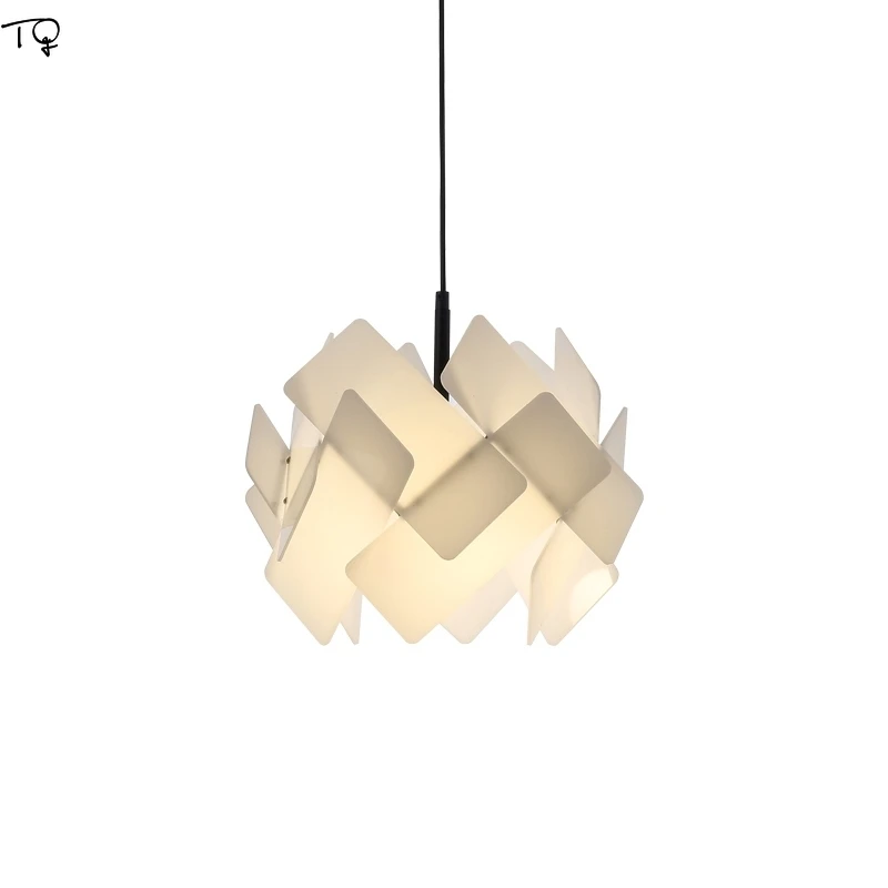 Скандинавская теплая романтическая акриловая декоративная Подвесная лампа