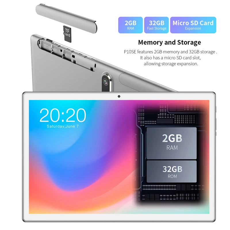 Teclast P10SE 10 1 дюймовые четырехъядерные планшеты ПК Android 0 32 Гб ROM Dual WiFi SC7731E 1280x800