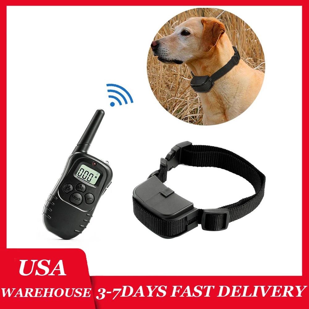 300 электронный ошейник для собак с дистанционным управлением ошейники со