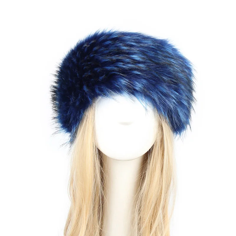 Модные женские шапки из искусственного лисьего меха русские зимние теплая шапка
