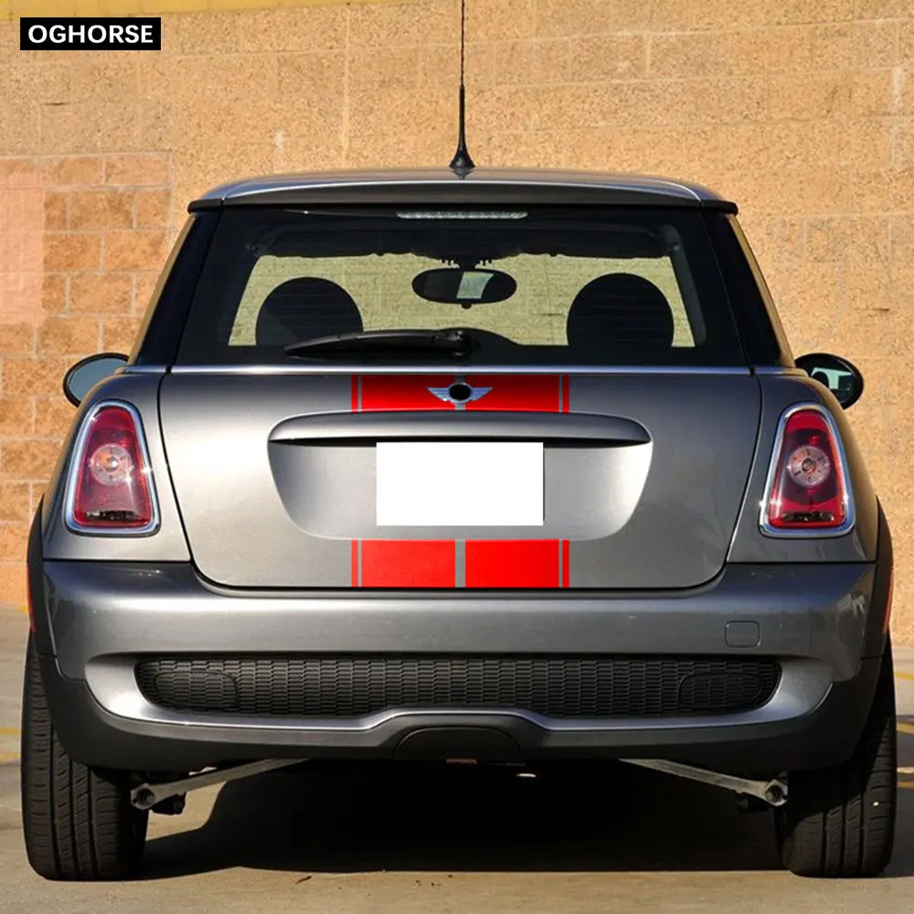 Car Hood Bonnet Decal Engine Cover Rear Trunk Body Stickers For MINI Cooper S R56 Clubman R55 Accessories | Автомобили и