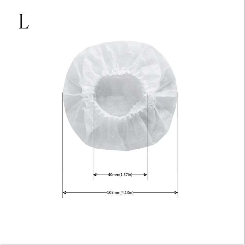 

Apply to 00-130mm Ear Pad Disposable Headphone Cover Non Woven Hygienic Dustproof Sweatproof Stretchable Internet cafes Headsets
