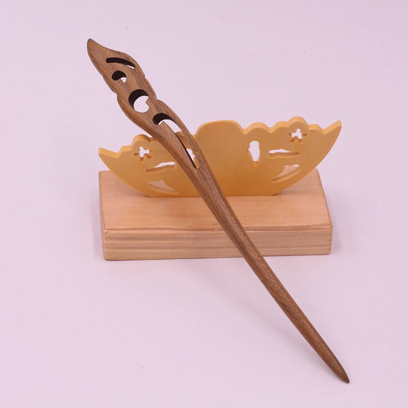 

Vintage Hair Stick Pick Natural Wooden Chinese Style Chopsticks Ethnic Hair pin Women Hairpins Jewelry Accessories