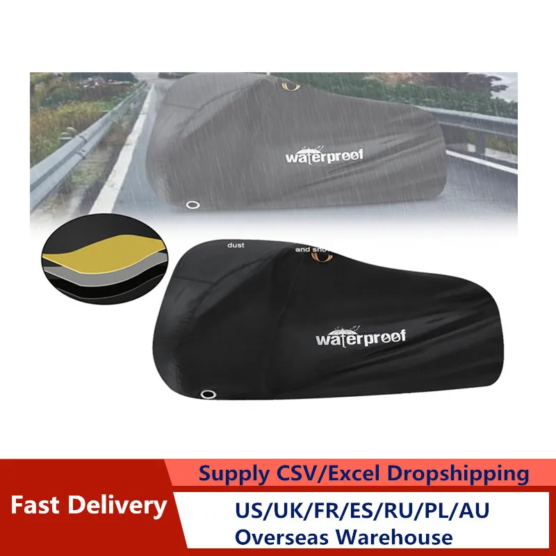 

Motorcycle covers tarpaulin Cover Cloth moto Scooter Cover Protector waterproof Rain Dustproof Bike Bicycle Case Tent 4.8