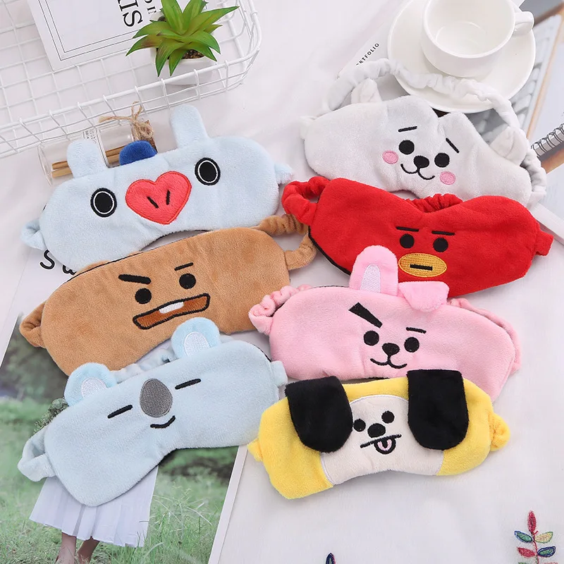 

Sleep Mask Night Plush Sleeping Eye Bandage Cover Dog Cat Cute Mask Eyepatches Dream Aid Bandage For Women Men Health Relaxed