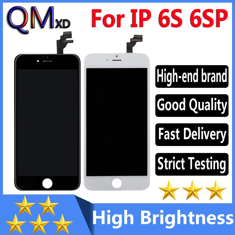 AAA Quality for iphone 6S Plus LCD Display Screen With 3D Touch Digitizer Assembly White Black | Мобильные телефоны и