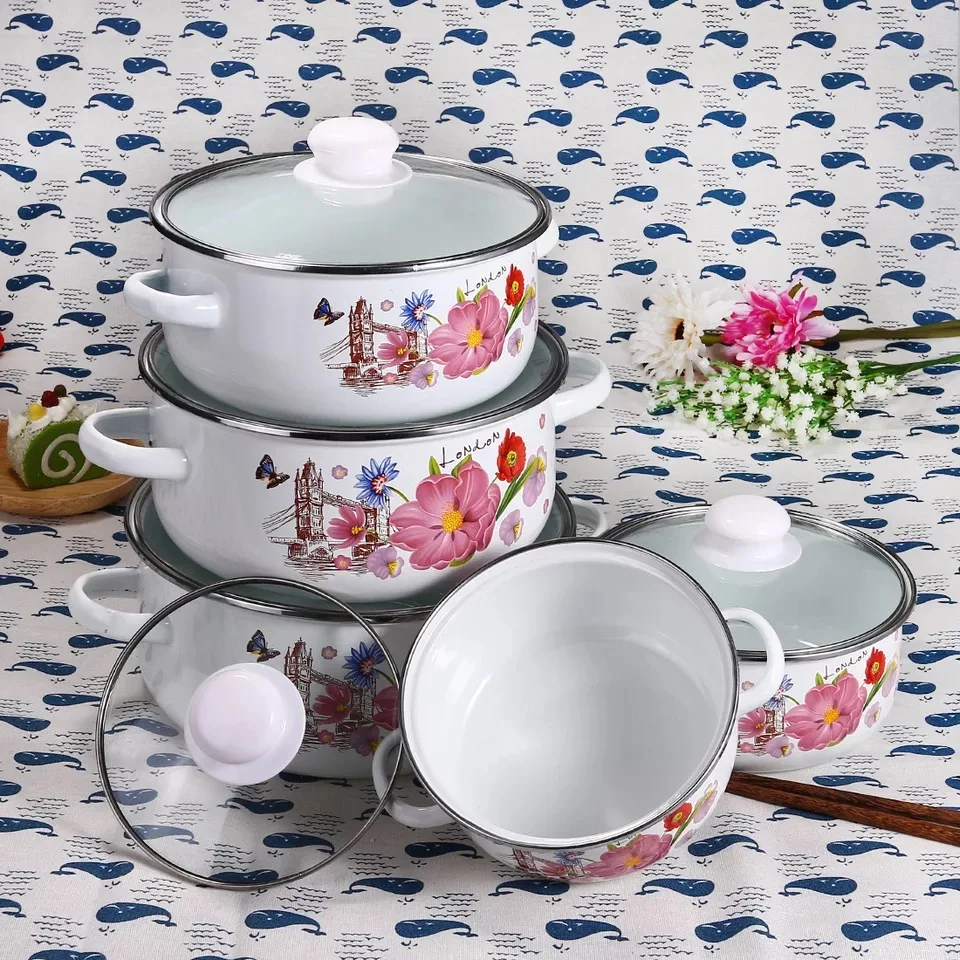 товары для кухни Набор инструментов приготовления пищи 5 кастрюль набор 1 литров