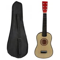 1pcs 23 inch guitar mini guitar basswood with plectrum string 1pcs 23 inch black uke bag portable ukulele gig bag