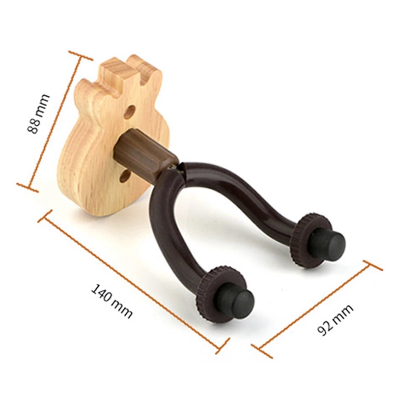 

Guitar Hook Wall-Mounted Short Hook Guitar Stand Ukulele Hook Guitar Wood Accessories