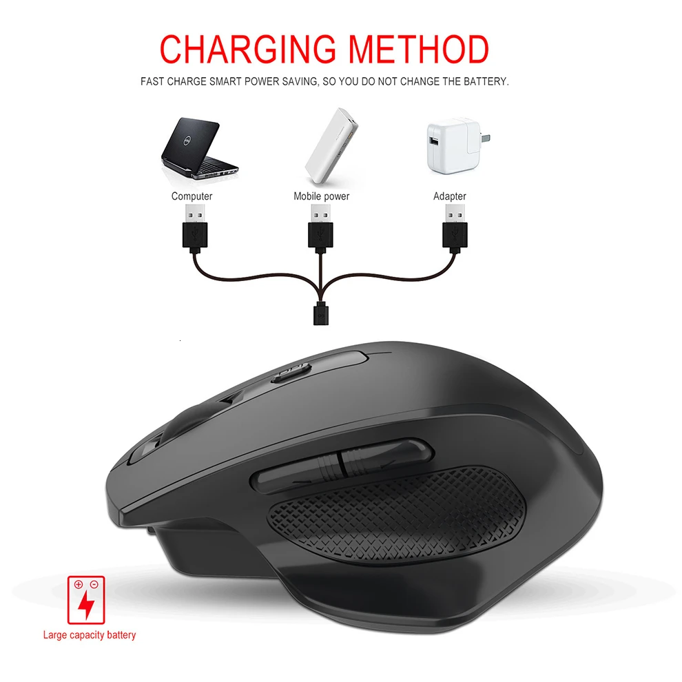 jelly comb rechargeable 2 4g wireless mouse silent click gaming mouse for notebook laptop desktop usb receiver mute mice free global shipping