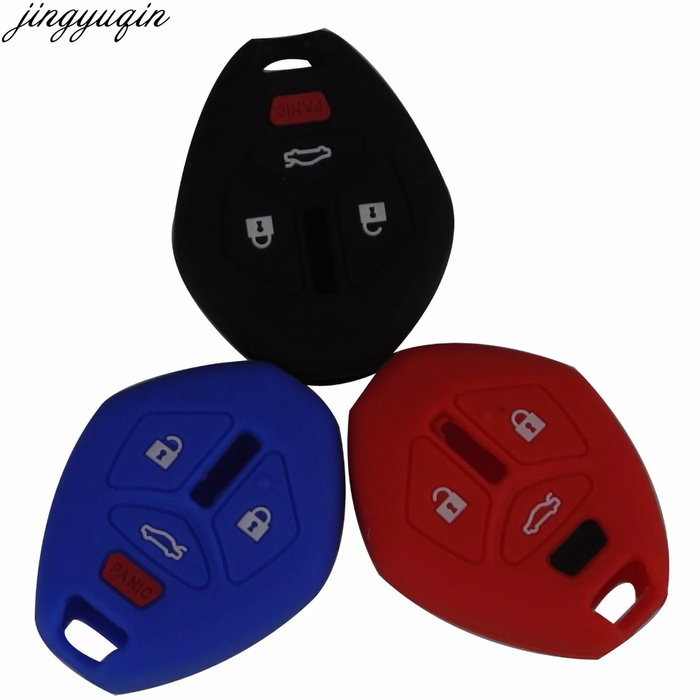 ПУЛЬТ 3 + 1 Panic 4 кнопки силиконовый чехол для ключей MITSUBISHI/Eclipse/Galant/Lancer | Автомобили
