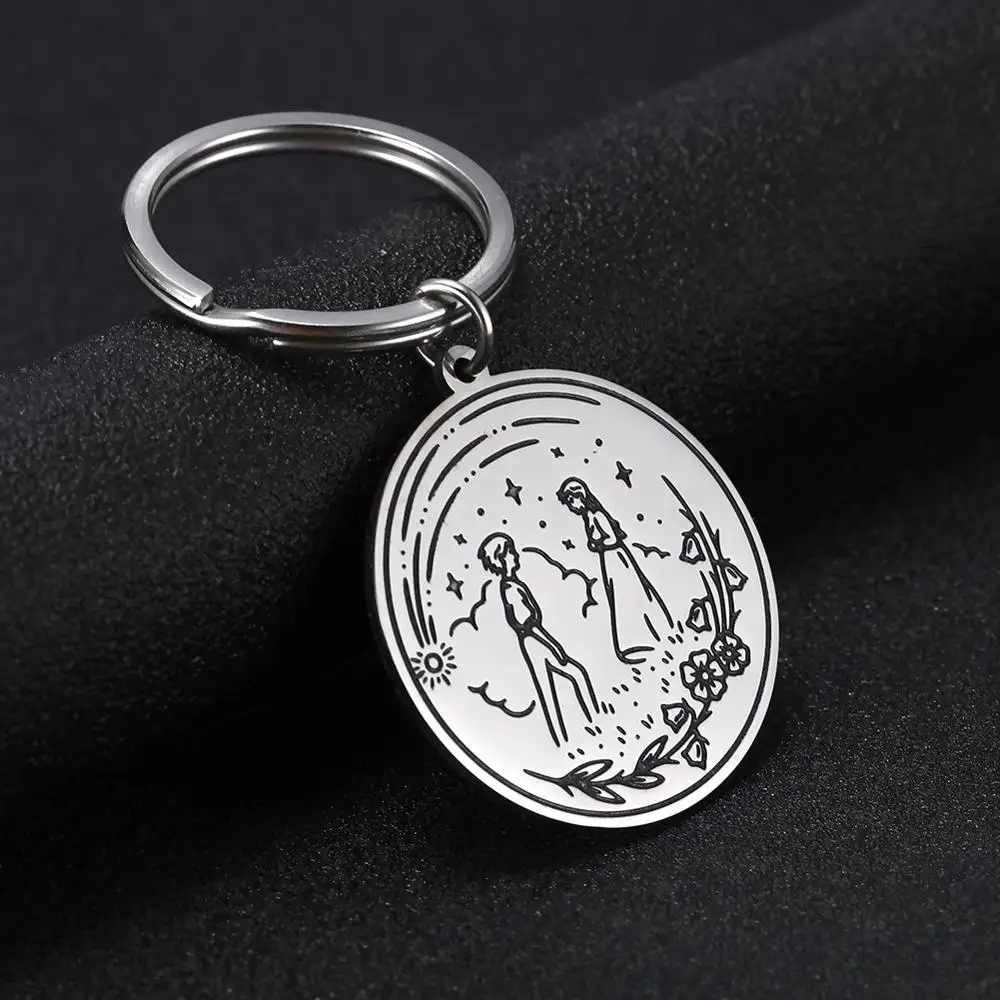 Брелок из нержавеющей стали в форме сердца романтическая легенда о пастухе и