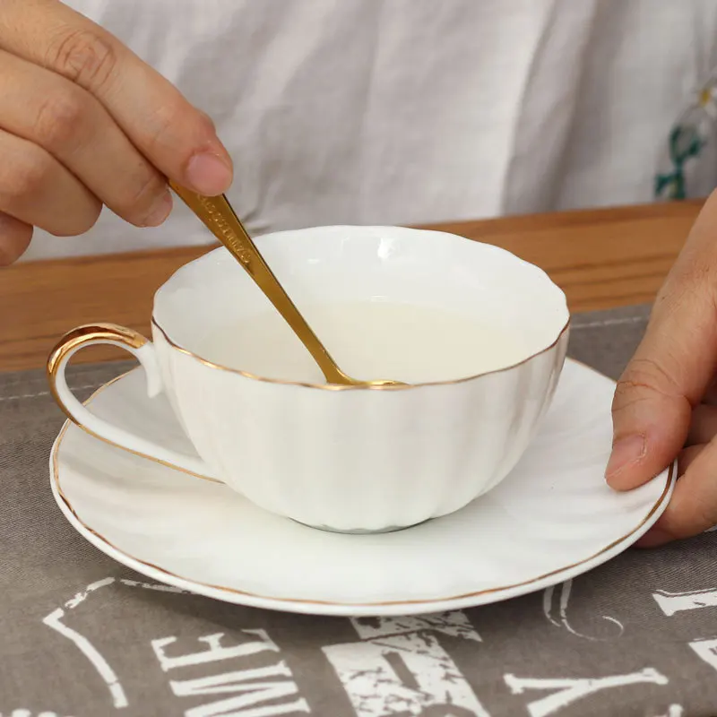 Набор из кофейной чашки и блюдца Royal Bone China керамическая чайная чашка домашняя