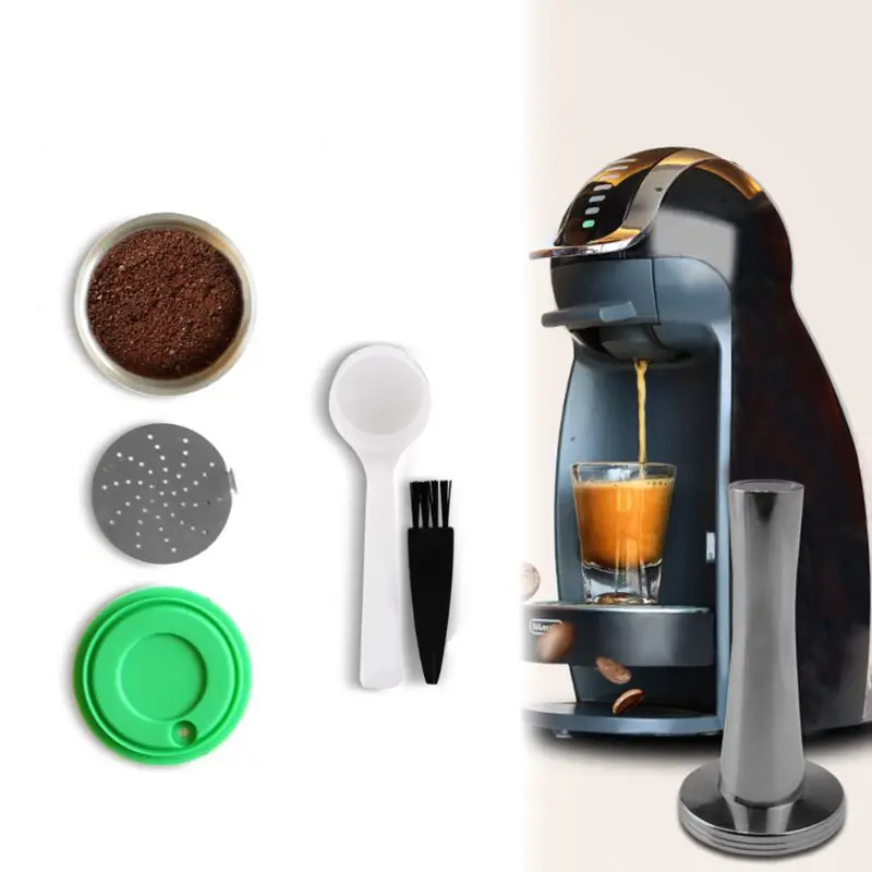 

2020 New Stainless Metal rusable dolce Gusto fit for Nescafe with Filter uesed 200 time
