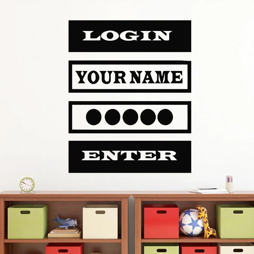 Для входа в форме игры настенные наклейки для мальчиков комната игровая Дверь