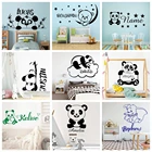 Милый слон панда, индивидуальное название, фотообои, плакат для детской комнаты, Декор, настенное искусство, роспись, Прямая поставка