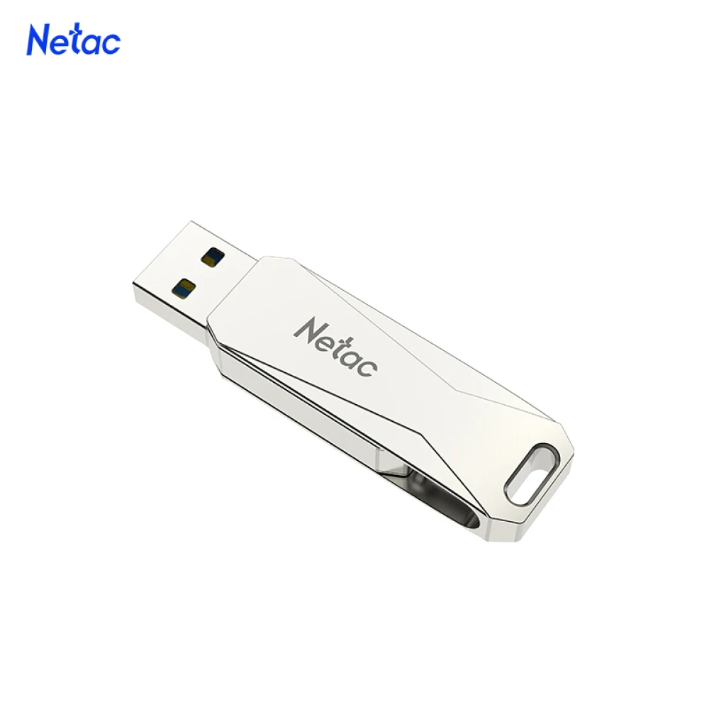 Netac U782C 32/64/128 ГБ Type C + USB двойной интерфейс флеш накопитель Plug & Play мобильный телефон