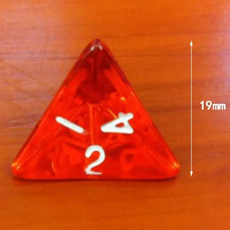 

70Pcs/Pack Four Sided Acrylic Number Dices for Dragon Dungeons DND Board Game G99D