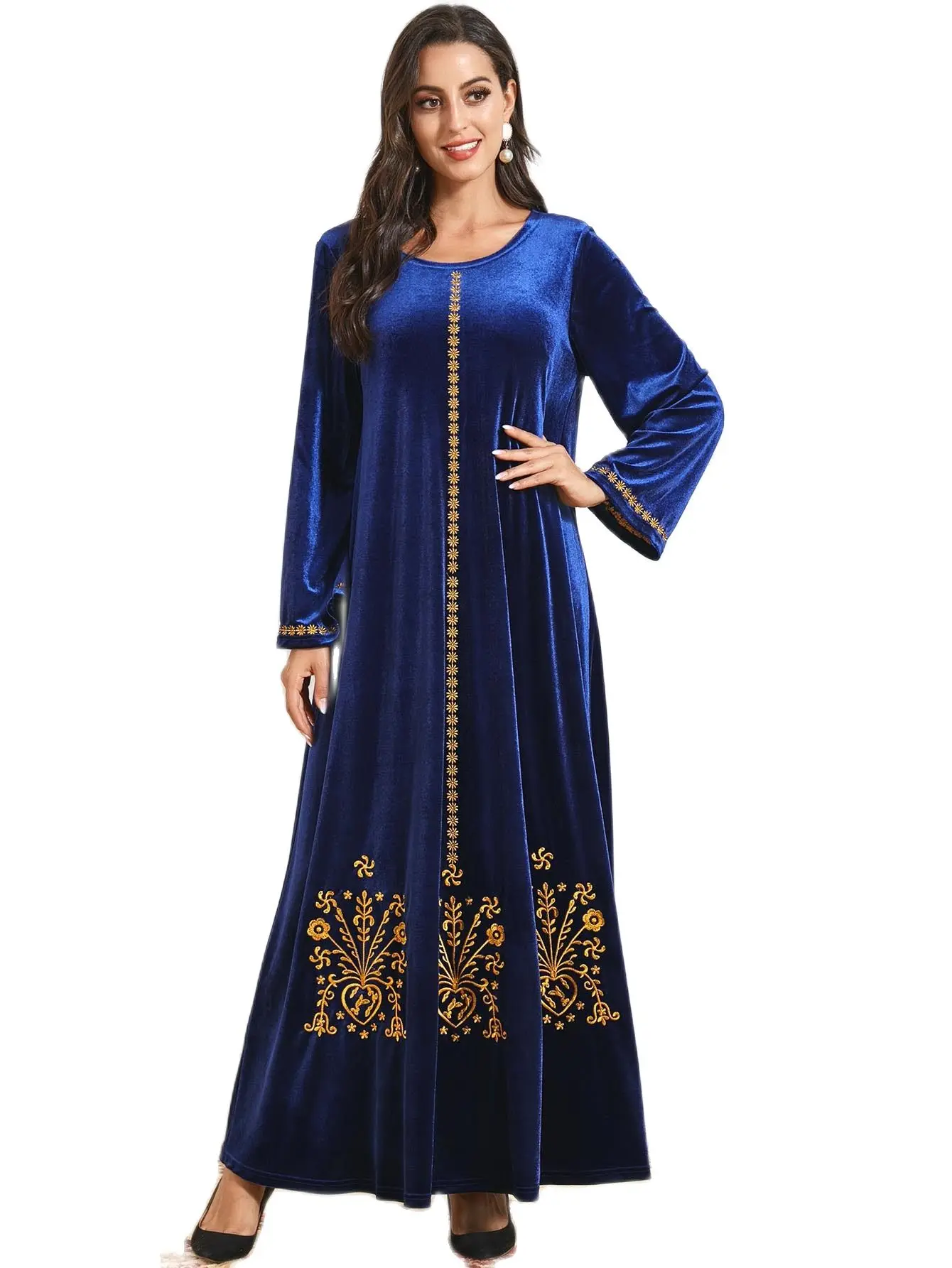 

African Designers Pakistani -Burqa Turkish Khimar Velvet Clothing Islamic Kaftan Evening Abaya Scarf Dubai Clothes