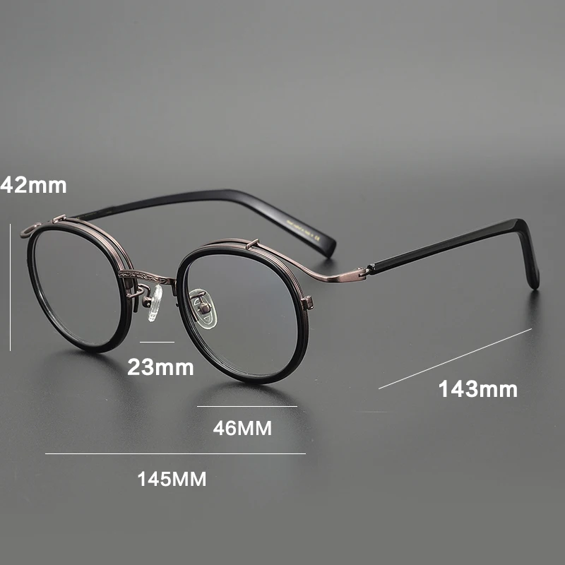 

Vintage Acetate Handmade Round Glasses Frame Men Women Luxury Brand Myopia Prescription Optical Eyeglasses Frame Retro Eyewear