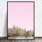 Антверпен, Бельгия, путешествия, холст, настенный художественный принт, современный плакат, настенные картины, декор гостиной