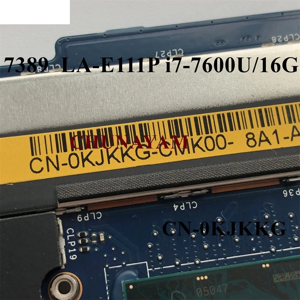 Новая стандартная материнская плата для ноутбука 16 ГБ ОЗУ Latitude 13 7389 / 12 5289 |