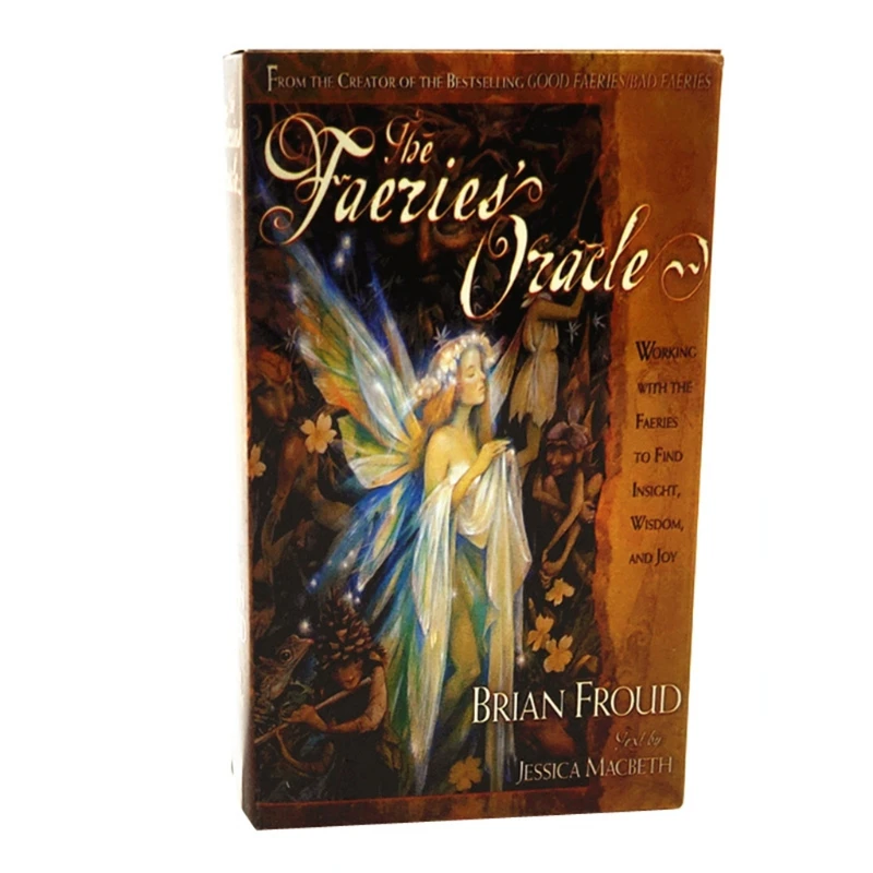 

66pcs Tarot Cards Deck The Faeries' Oracle Cards Beautifully Designed Durable Fairy Paper Tarot Card For Fun Playing Board Games