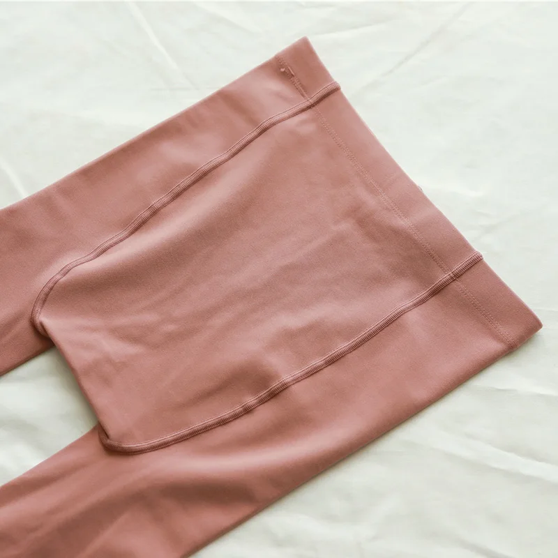 Новинка легкие флисовые бесшовные колготки карамельных цветов модные