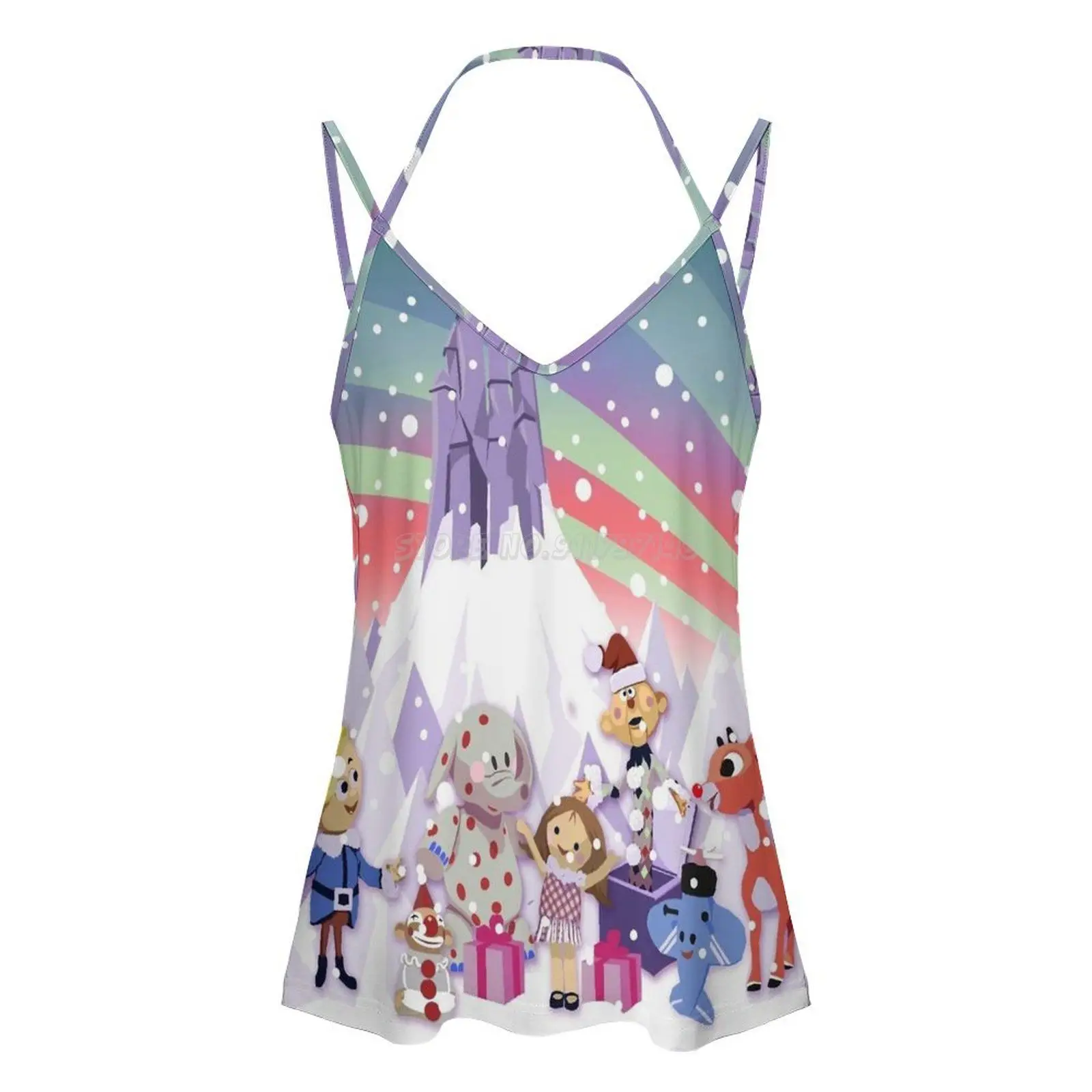 Остров игрушек Рудольф винтажный стильный постер для путешествий летняя женская