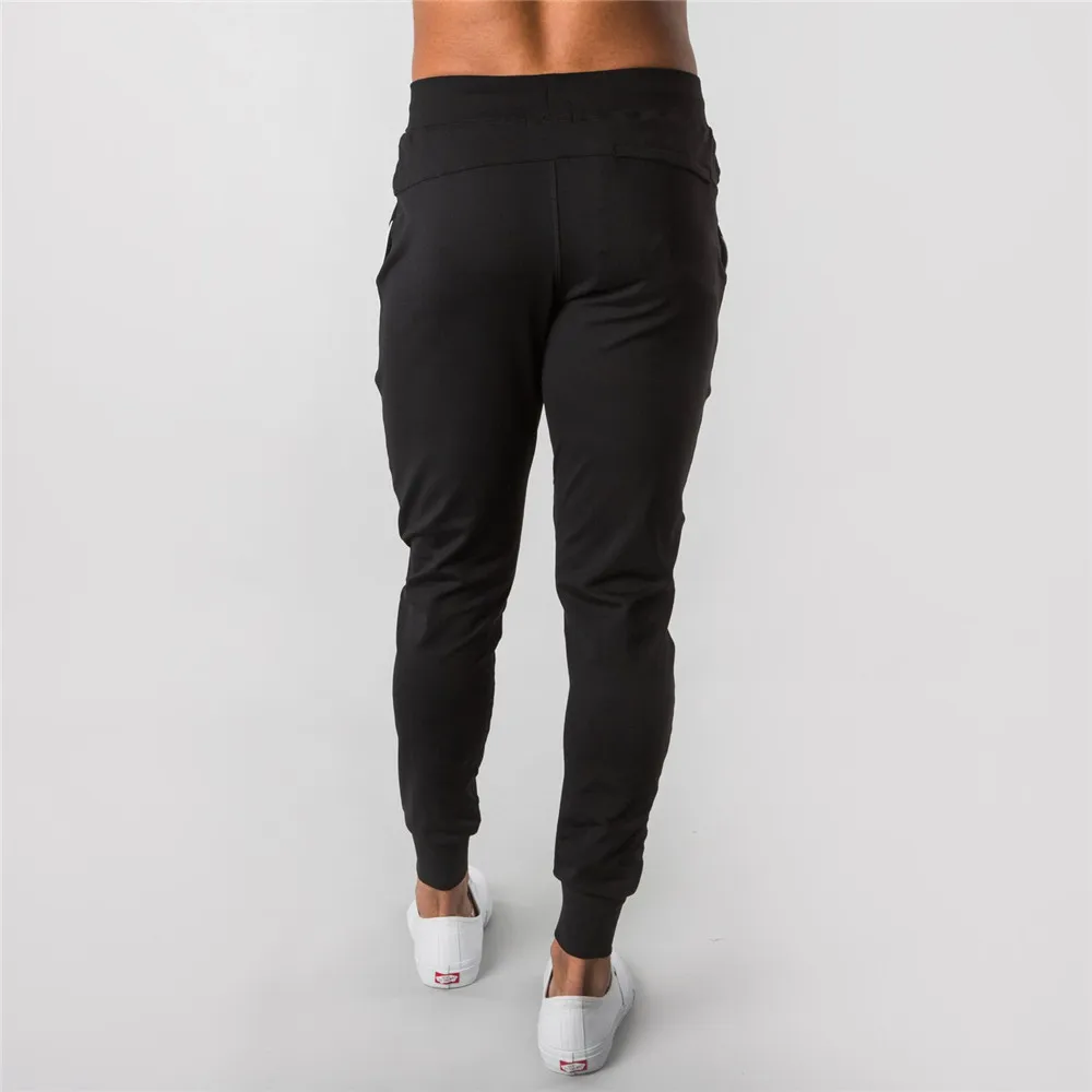 Брюки мужские спортивные для бега хлопок штаны спортзала фитнеса тренировок