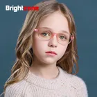 Синий светильник Блокировка детские очки для зрения близорукости, очки для мальчиков и девочек с принтом в виде онлайн-компьютерные очки Oculos Lunette De Vue Grau
