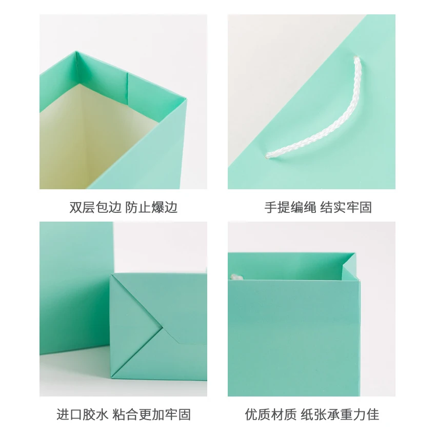 Плотный Подарочный пакет из крафт-бумаги 10 шт./лот бумажные пакеты подарки на