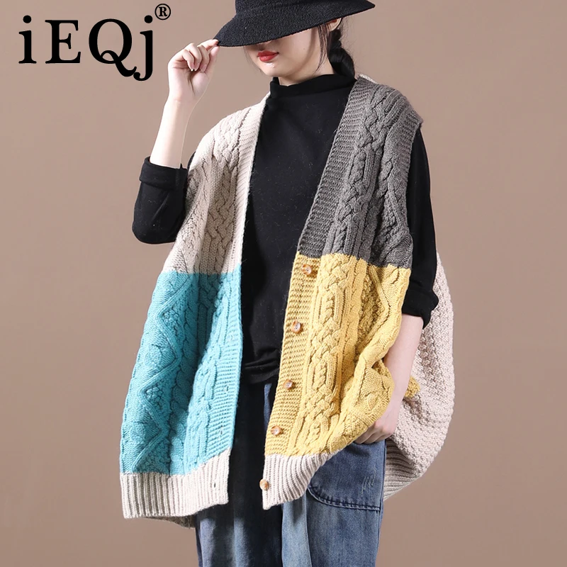 IEQJ 2021 Сезон весна осень Новая модель с v образным вырезом без рукавов хит Цвета