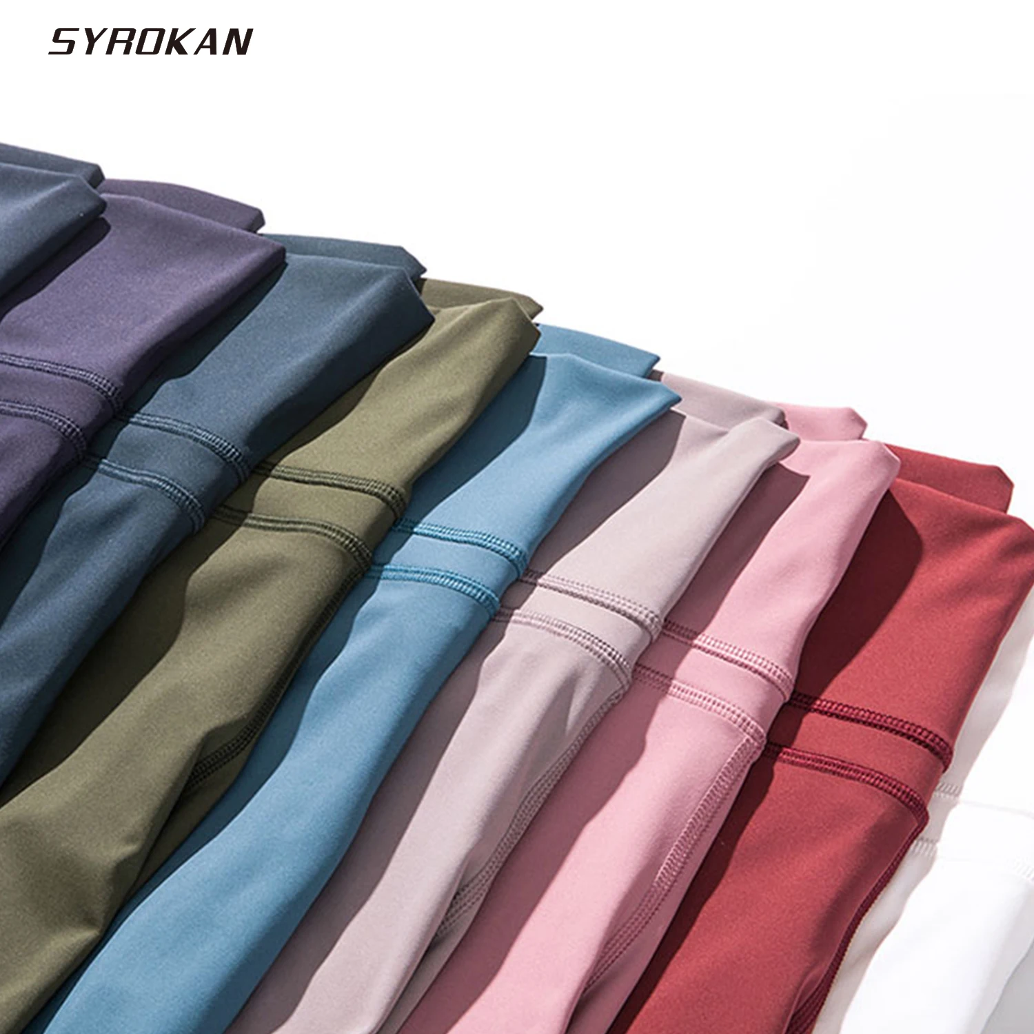 Женские обтягивающие леггинсы SYROKAN для йоги с высокой талией | Спорт и