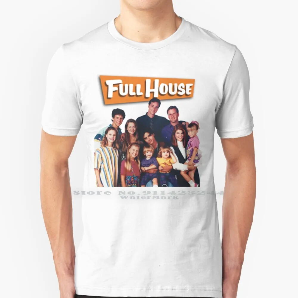 

Full House Cast T Shirt Cotton 6XL Top Selling Fuller House Full House John Stamos Jesse Katsopolis Uncle Jesse Joey Gladstone