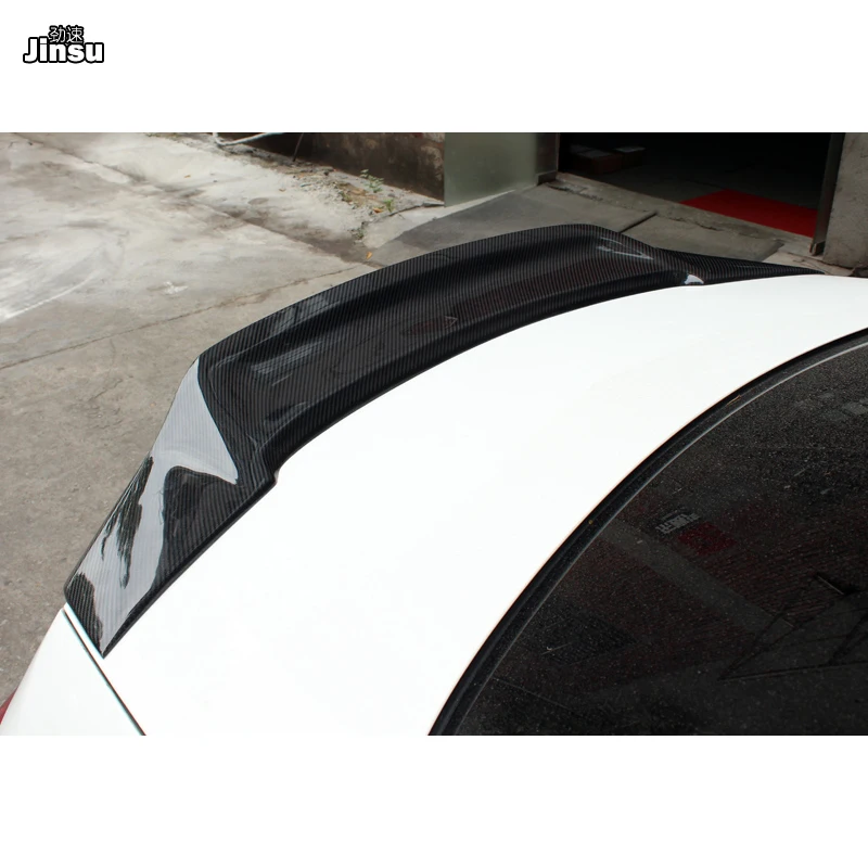 Стильный спойлер для заднего багажника из углеродного волокна Renntech губа Benz E class