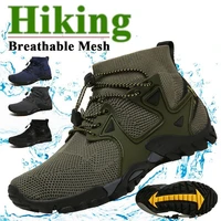 mens hiking shoes running camping shoes outdoor sports shoes waterproof non slip sports shoes breathable wading shoes