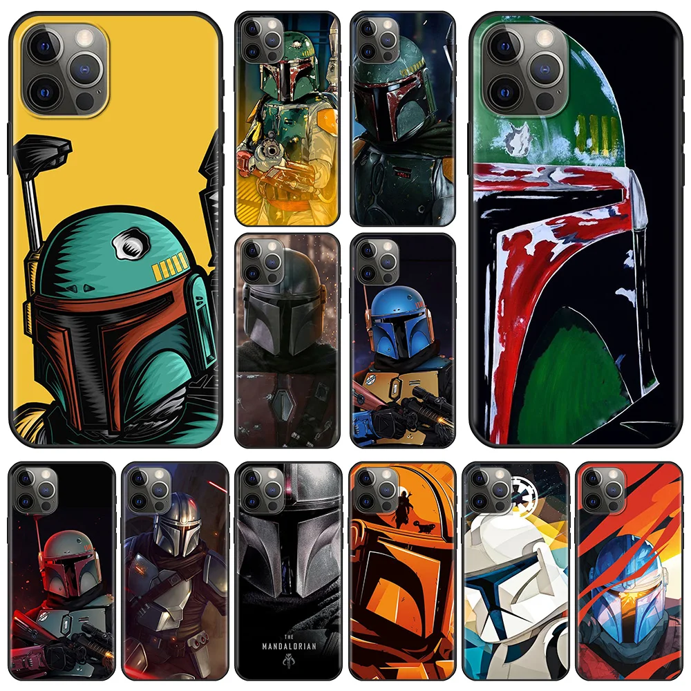 

Case For Apple iPhone 11 Pro Max XS XR X 8 7 6 6S Plus Cover Silicone Coque Fundas Black Capa Disney Star Wars armor