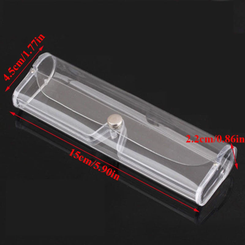 

Simple PVC Glasses Case Unisex Fashion Glasses Bag Protective Case Cover Women Men Portable Sunglasses Case Box Accessories