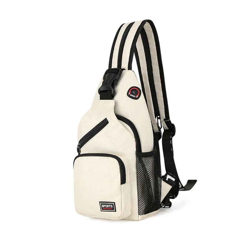 

Geestock Chest Bag with Earphone Hole Women Samll Backpack Handbag Female Crossbody Bag Belt Bag