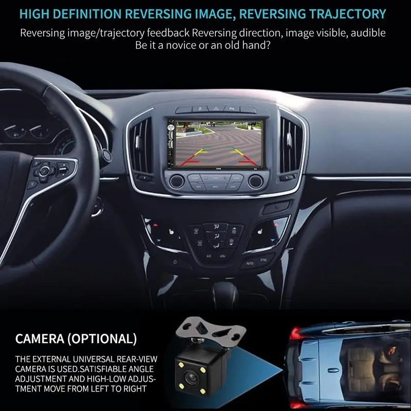 Автомагнитола X5 2 Din Bluetooth 7 "HD сенсорный экран обратное изображение 2din стерео