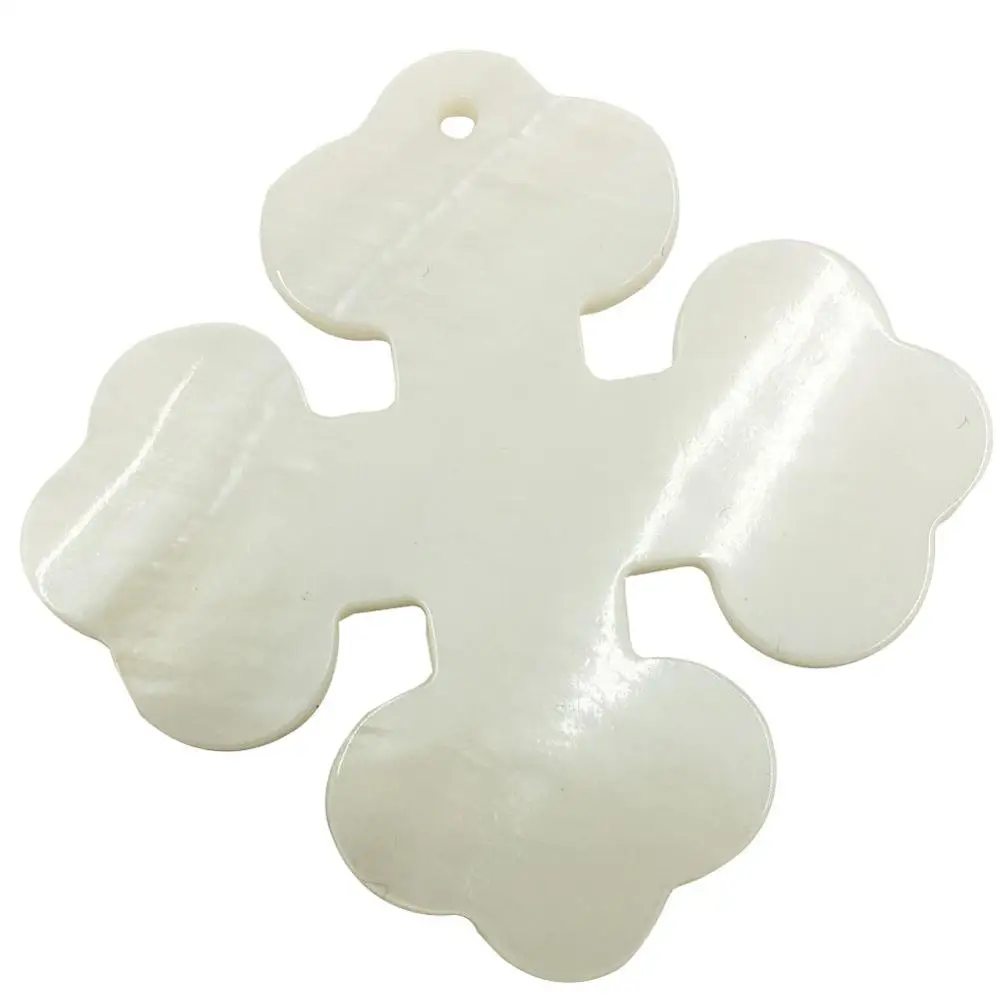 

Free Shipping Beautiful jewelry White Mother of pearl Shell Women Men Pendant Bead PC8374